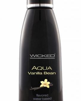 Wicked Aqua Vanilla Bean Lube 4oz