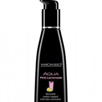 Wicked Aqua Pink Lemonade Flavored Lubricant 4oz