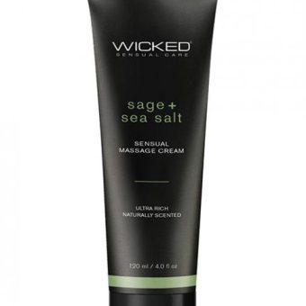 Wicked Massage Cream Sage + Sea Salt 4 Oz