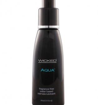 Wicked sensual care collection fragrance free 2 oz lubricant - aqua - waterbased