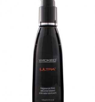 Wicked sensual care collection fragrance free 4 oz lubricant - ultra - silicone based