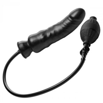 Renegade Semi Realistic Inflatable Dildo Black